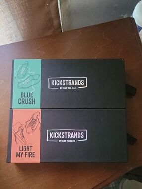 Kickstrands Shoe Lace Duo - Blue Crush & Light My Fire
